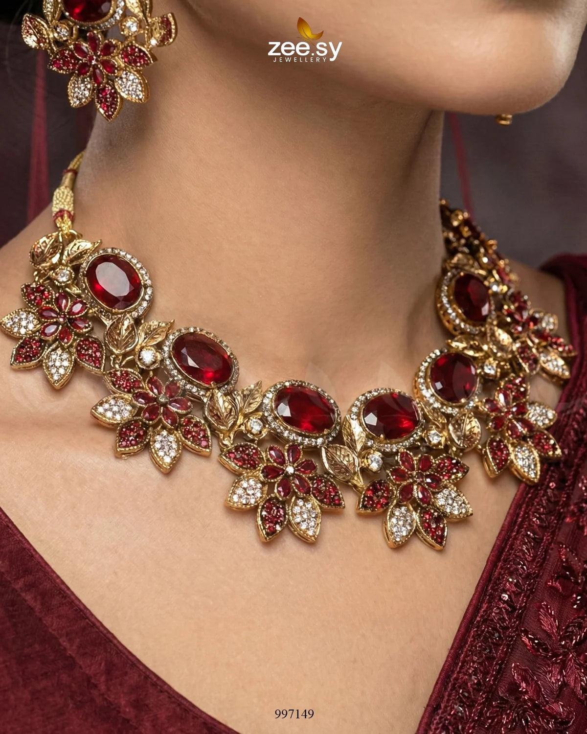 Lycoris Necklace Set - Zeesy Jewellery