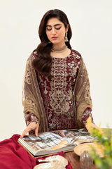 Minhal by Ramsha Unstitched 3 Piece Formals Vol-10 Collection'2025-M-1003