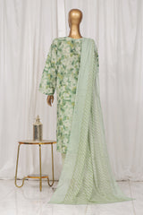 Bin Saeed Stitched 3 Piece Exclusive Printed Lawn Vol-01 Collection-SM-1522-Pista