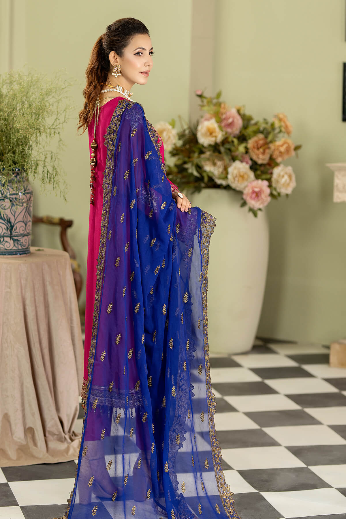 Majestic by Imrozia Premium Baagh Unstitched 3 Piece Formals Collection'2023-M-48