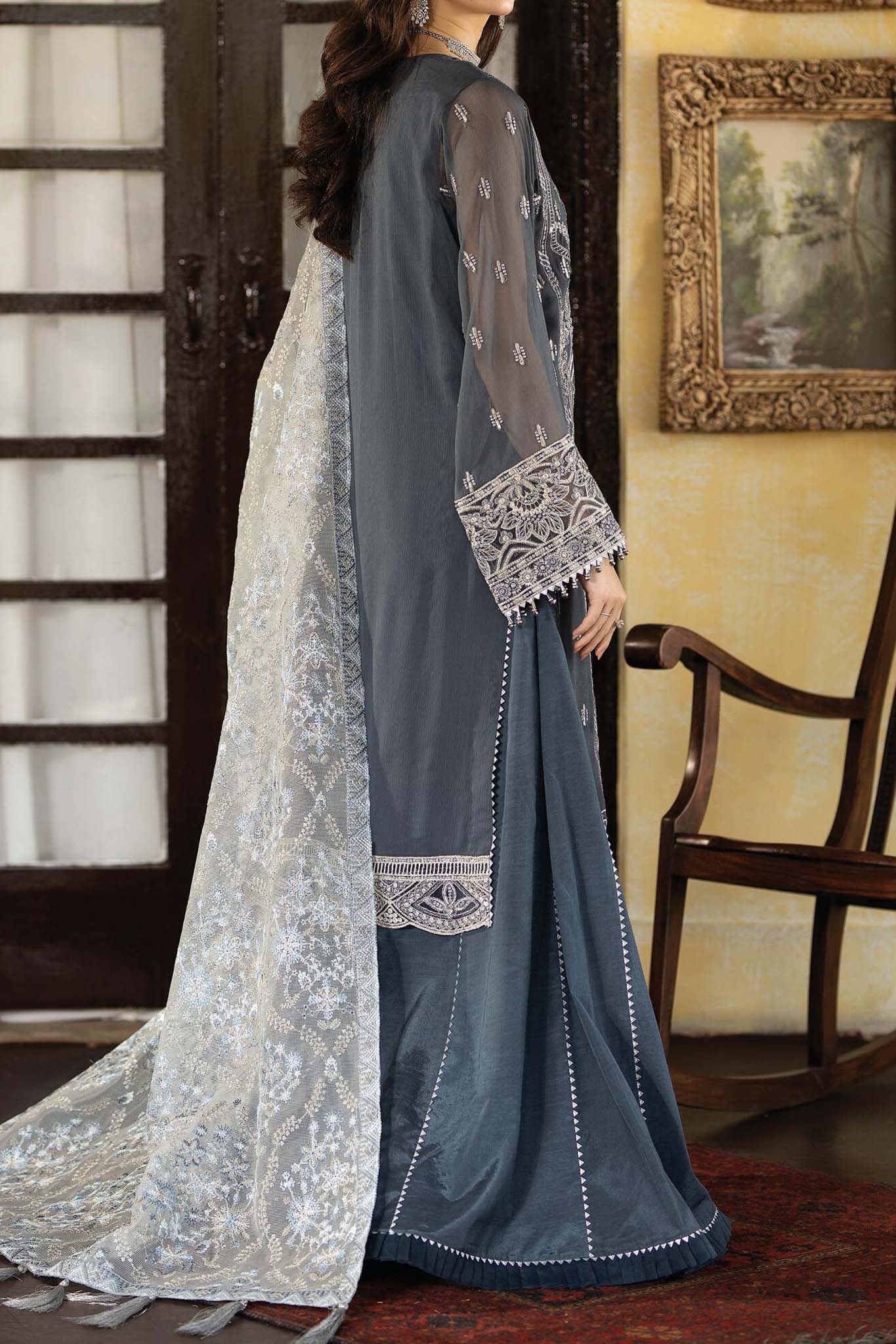 Enliven Majestic by Imrozia Unstitched 3 Piece Luxury Chiffon Collection'2024-M-70-Soleil