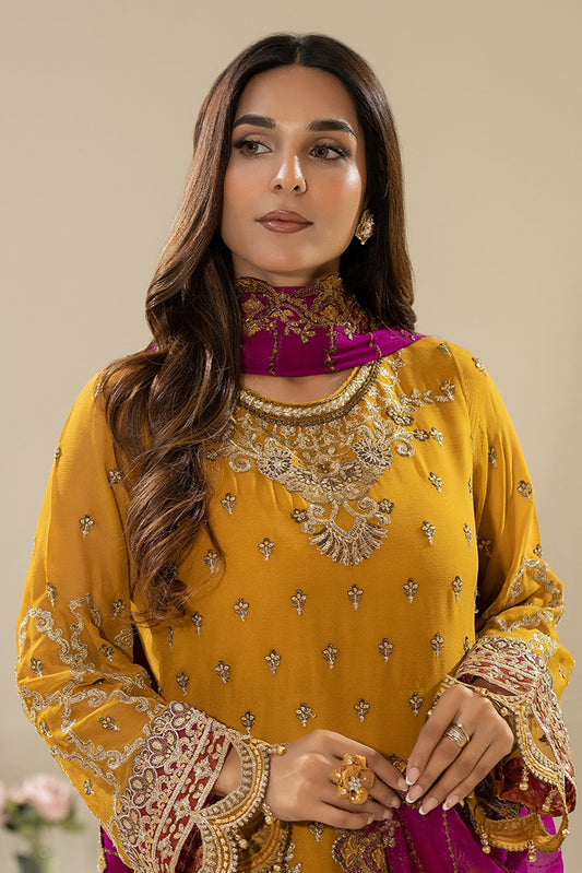 Nisha By Imrozia Unstitched 3 Piece Luxury Chiffon Eid Edit Collection-M-86-Zohal