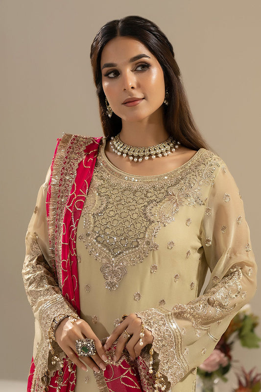 Nisha By Imrozia Unstitched 3 Piece Luxury Chiffon Eid Edit Collection-M-88-Rinza