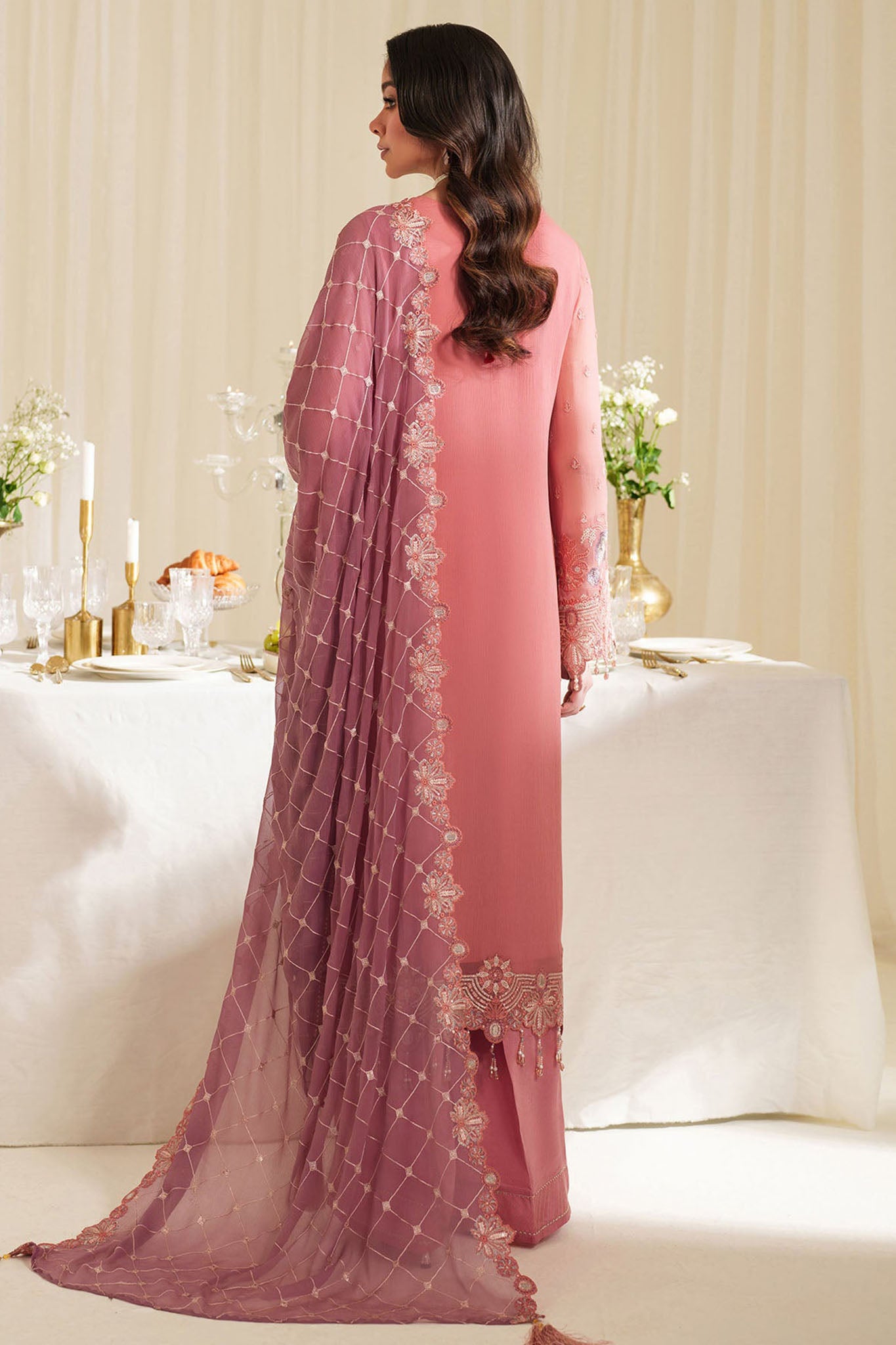Noore By Imrozia Serene Unstitched 3 Piece Luxury Chiffon Collection'2025-M-91-Luna