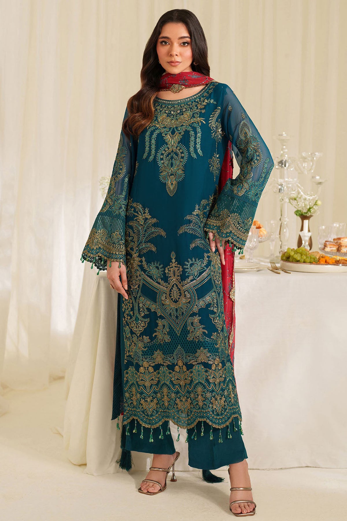 Noore By Imrozia Serene Unstitched 3 Piece Luxury Chiffon Collection'2025-M-93-Lyra