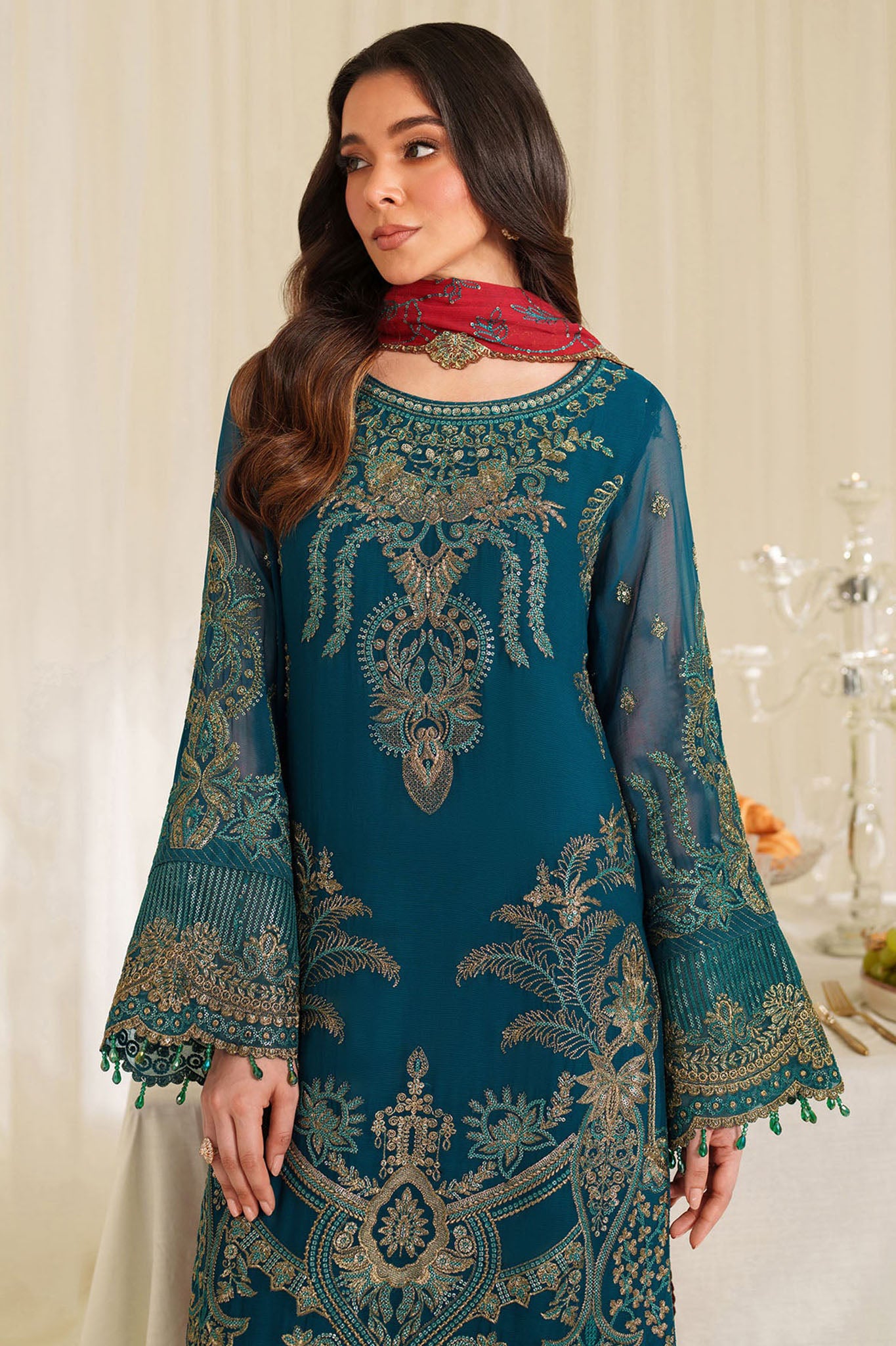 Noore By Imrozia Serene Unstitched 3 Piece Luxury Chiffon Collection'2025-M-93-Lyra