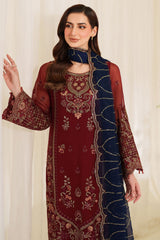 Noore By Imrozia Serene Unstitched 3 Piece Luxury Chiffon Collection'2025-M-94-Saira
