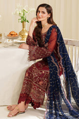 Noore By Imrozia Serene Unstitched 3 Piece Luxury Chiffon Collection'2025-M-94-Saira