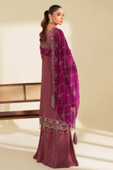 Noore By Imrozia Serene Unstitched 3 Piece Luxury Chiffon Collection'2025-M-97-Sylvi