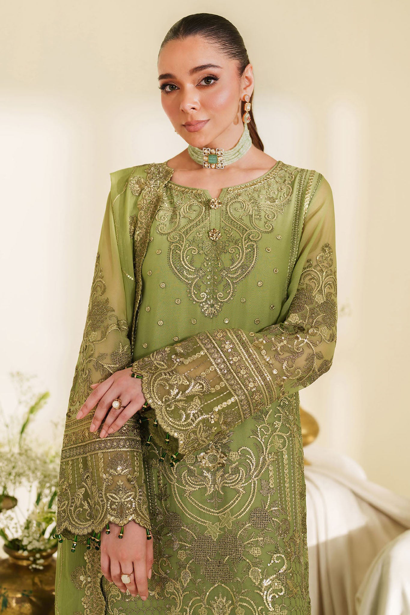 Noore By Imrozia Serene Unstitched 3 Piece Luxury Chiffon Collection'2025-M-99-Myra