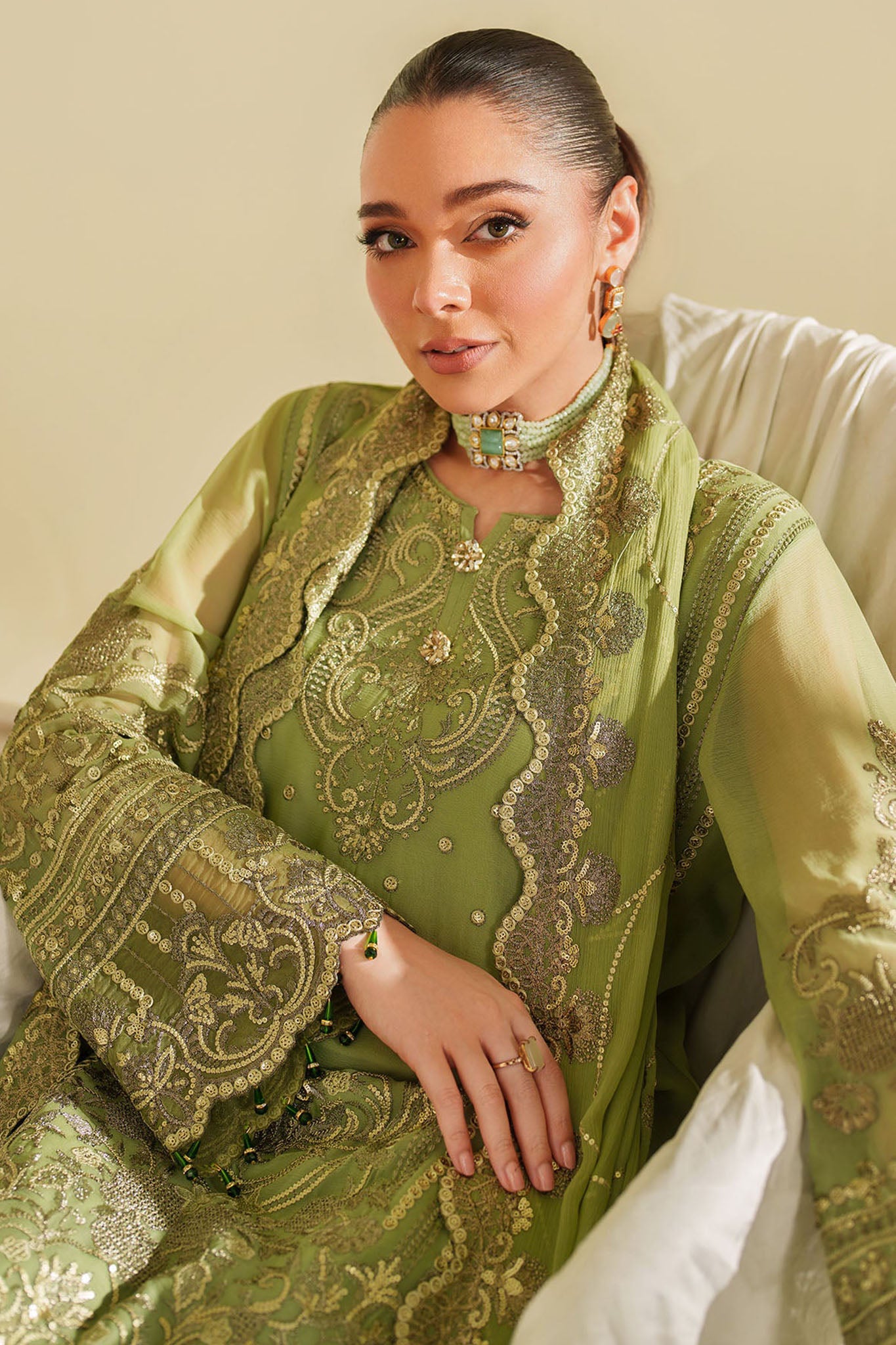 Noore By Imrozia Serene Unstitched 3 Piece Luxury Chiffon Collection'2025-M-99-Myra