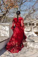 Aashna By Mannat Clothing Stitched Collection-Emily-Red