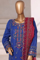 Mahpara by Sada Bahar Stitched 3 Piece Festive Formals Vol-18 Collection'2025-Ma-41-R Blue