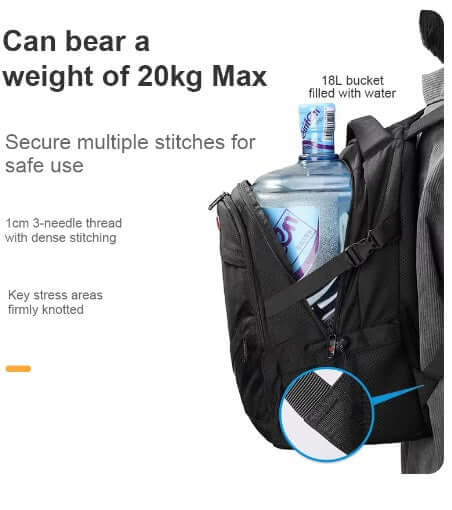 SWISS MASTER BACKPACK BLACK - Bag X
