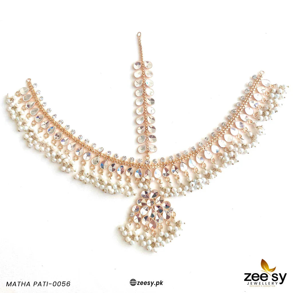 MATHA PATI-0056 Golden - Zeesy Jewellery
