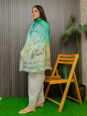 Tng By Md Stole Collection-Naqshah (Map) Silk Stole