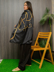 Tng By Md Stole Collection-Alfaz E Iqbal Stole | Black