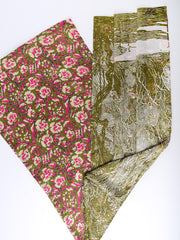 TNG Orchid Floral Stole (Double Sided) Collection'2024