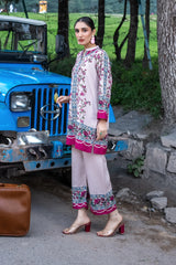 Dhaga Luxury Revival Stitched 2 Piece Summer Suit-Maya