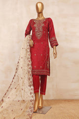Mahpara by Sada Bahar Stitched 2 Piece Festive Formals Collection'2023-MB-08-Maroon