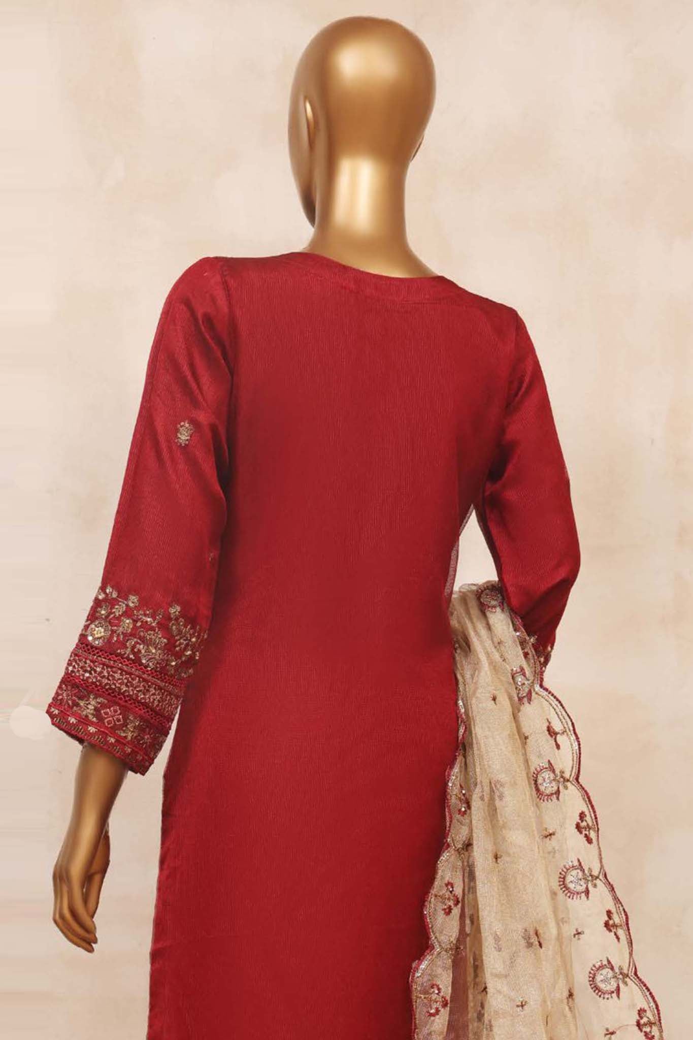 Mahpara by Sada Bahar Stitched 2 Piece Festive Formals Collection'2023-MB-08-Maroon