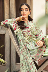 M.Basic by Maria B Unstitched 3 Piece Eid II Lawn Collection'2025-MB-912-B