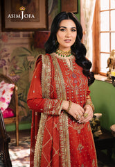 Asim Jofa Afsanay - Luxury Pret?jlp-04 Embroidered Twisted Lawn 3Pcs