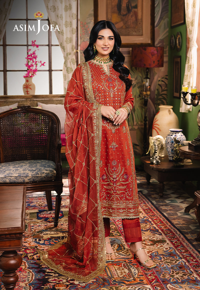 Asim Jofa Afsanay - Luxury Pret?jlp-04 Embroidered Twisted Lawn 3Pcs