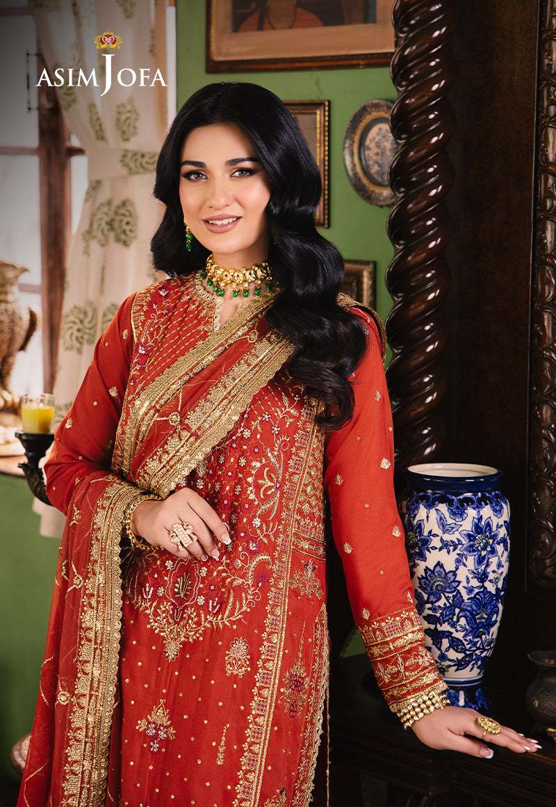 Asim Jofa Afsanay - Luxury Pret?jlp-04 Embroidered Twisted Lawn 3Pcs