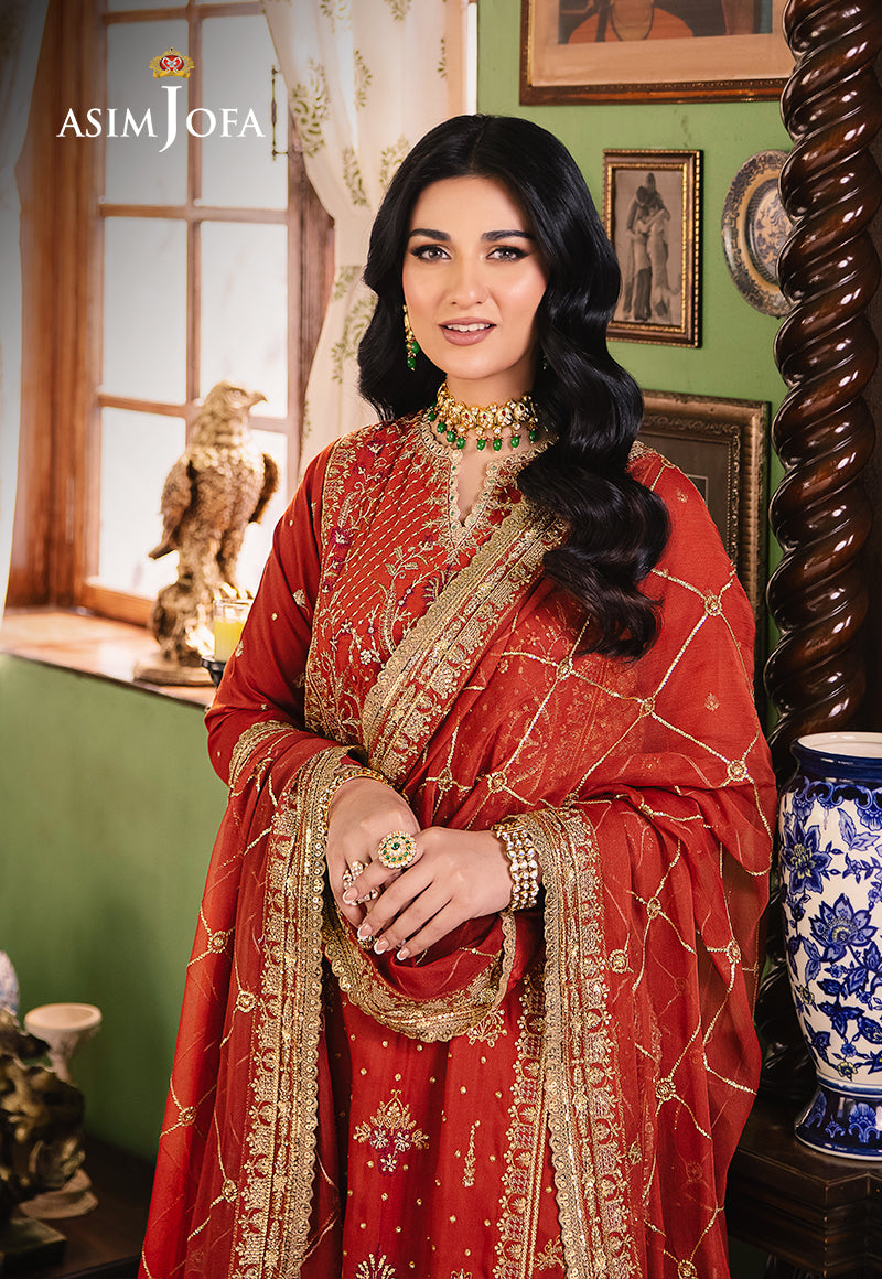 Asim Jofa Afsanay - Luxury Pret?jlp-04 Embroidered Twisted Lawn 3Pcs