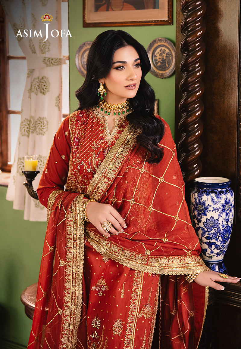 Asim Jofa Afsanay - Luxury Pret?jlp-04 Embroidered Twisted Lawn 3Pcs