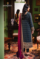 Asim Jofa Afsanay - Luxury Pret?jlp-01 Embroidered Twisted Lawn 3Pcs