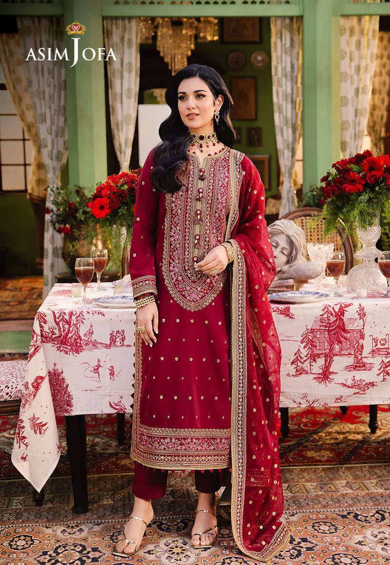Asim Jofa Afsanay - Luxury Pret?jlp-06 Embroidered Twisted Lawn 3Pcs