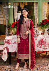 Asim Jofa Afsanay - Luxury Pret?jlp-06 Embroidered Twisted Lawn 3Pcs