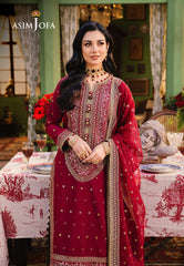 Asim Jofa Afsanay - Luxury Pret?jlp-06 Embroidered Twisted Lawn 3Pcs