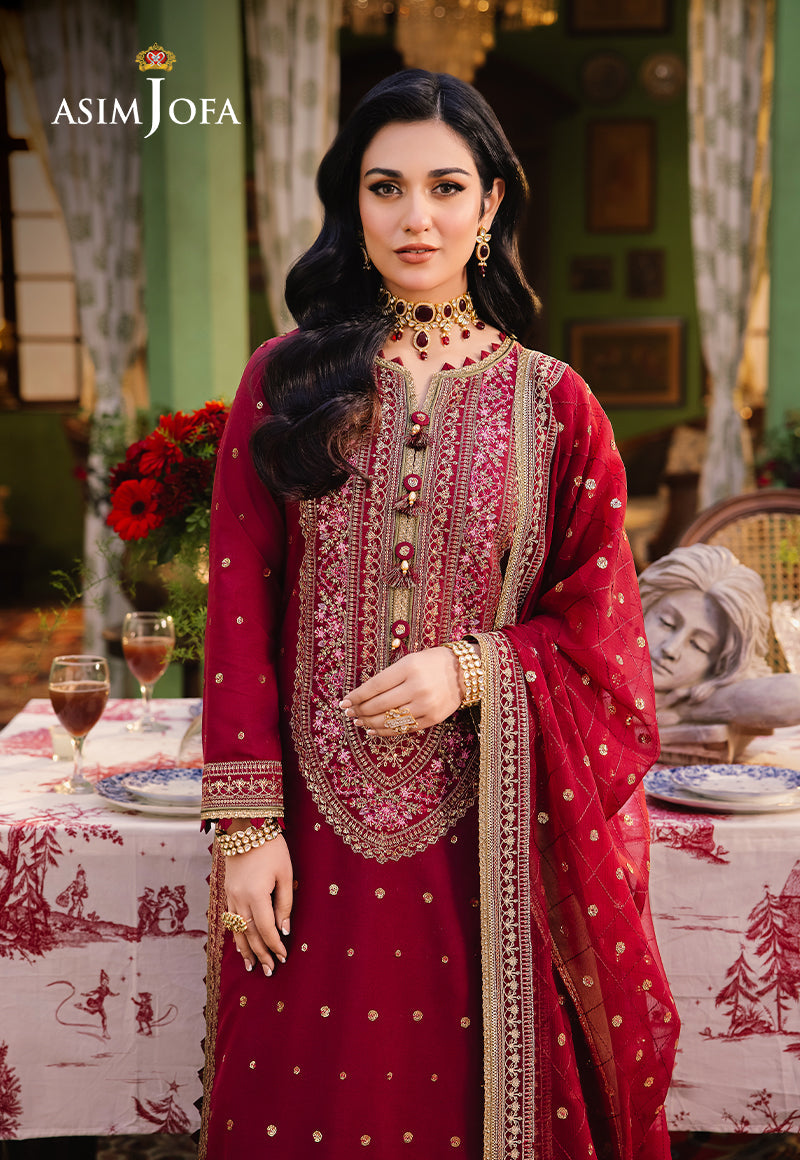 Asim Jofa Afsanay - Luxury Pret?jlp-06 Embroidered Twisted Lawn 3Pcs