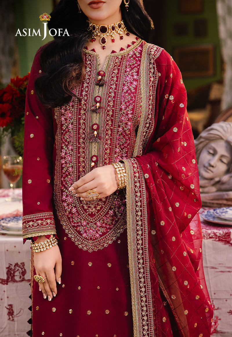 Asim Jofa Afsanay - Luxury Pret?jlp-06 Embroidered Twisted Lawn 3Pcs