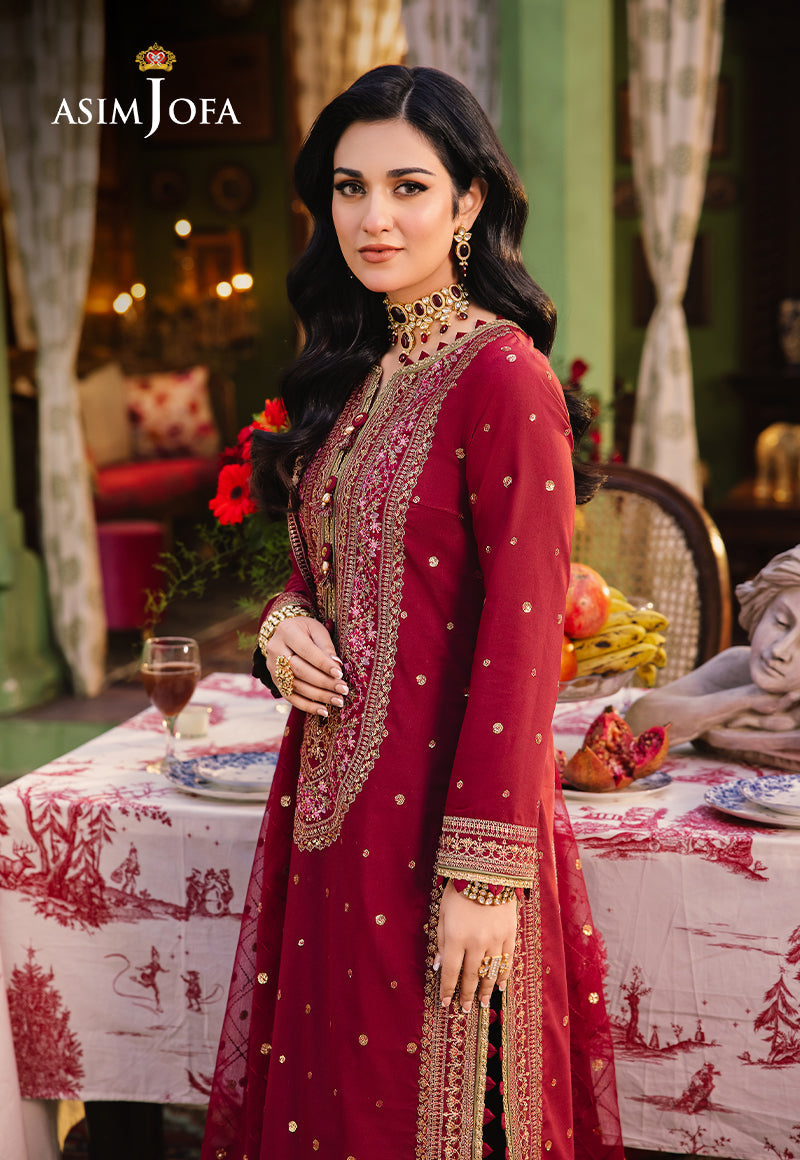 Asim Jofa Afsanay - Luxury Pret?jlp-06 Embroidered Twisted Lawn 3Pcs