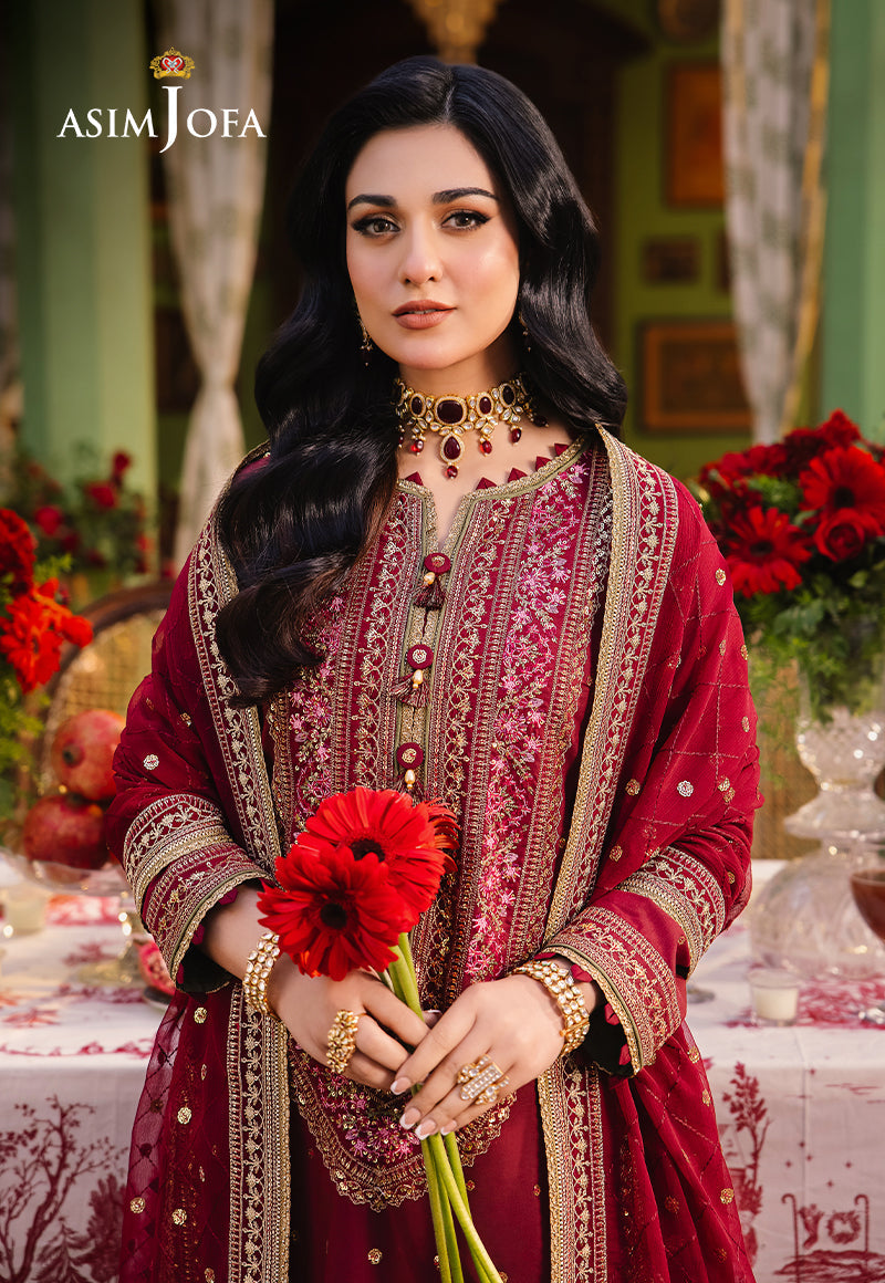 Asim Jofa Afsanay - Luxury Pret?jlp-06 Embroidered Twisted Lawn 3Pcs