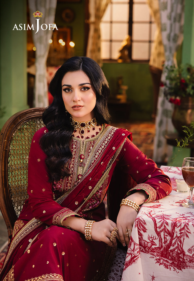 Asim Jofa Afsanay - Luxury Pret?jlp-06 Embroidered Twisted Lawn 3Pcs