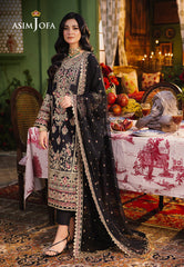 Asim Jofa Afsanay - Luxury Pret?jlp-09 Embroidered Twisted Lawn 3Pcs