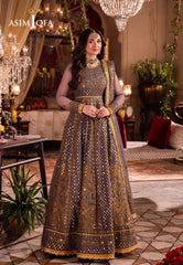 Asim Jofa Designers Limited Edition Ajcrd-10 Embroidered Net Stitched 3 Pcs