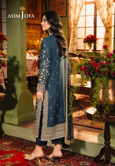 Asim Jofa Afsanay - Luxury Pret?jlp-07 Embroidered Twisted Lawn 3Pcs