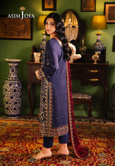 Asim Jofa Afsanay - Luxury Pret?jlp-02 Embroidered Twisted Lawn 3Pcs