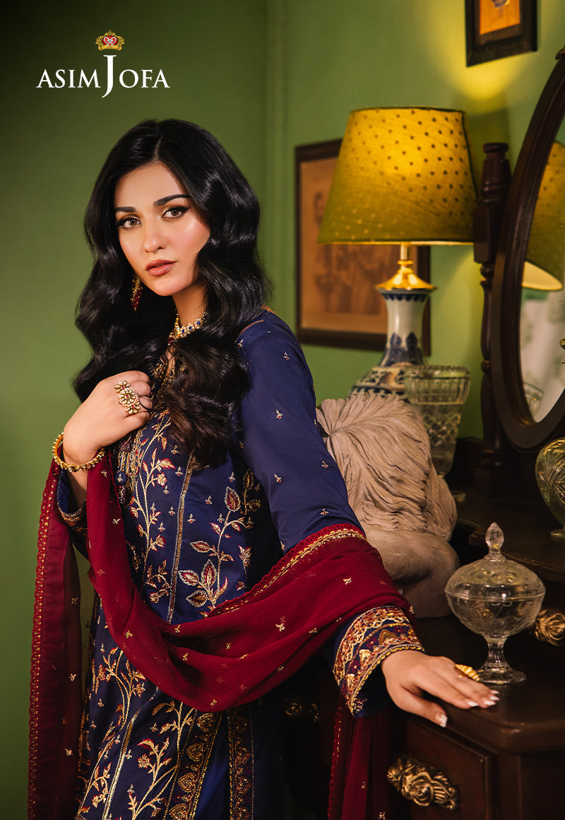 Asim Jofa Afsanay - Luxury Pret?jlp-02 Embroidered Twisted Lawn 3Pcs