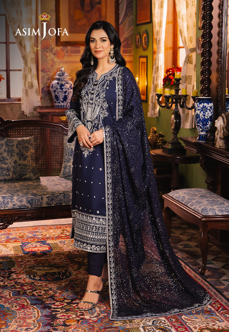 Asim Jofa Afsanay - Luxury Pret?jlp-10 Embroidered Twisted Lawn 3Pcs