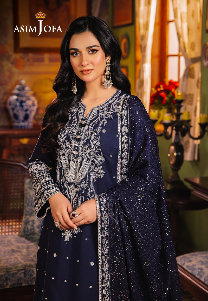 Asim Jofa Afsanay - Luxury Pret?jlp-10 Embroidered Twisted Lawn 3Pcs