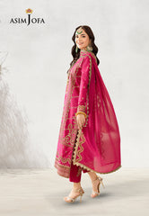 Asim Jofa Mahru, Noorie & Meerub Ajsm-28 Embroidered Silk 3 Pcs