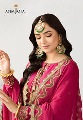 Asim Jofa Mahru, Noorie & Meerub Ajsm-28 Embroidered Silk 3 Pcs