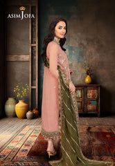 Asim Jofa Mahru, Noorie & Meerub Ajsm-40 Embroidered Chiffon 3 Pcs